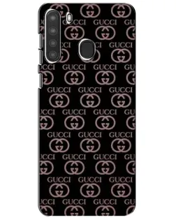 Чехол для Samsung Galaxy A21 (A215) с картинкой «Классическая монограмма Gucci»