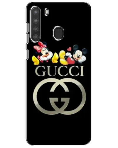 Чехол для Samsung Galaxy A21 (A215) с картинкой «Gucci — герои Disney»