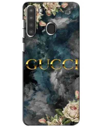 Чохол для Samsung Galaxy A21 (A215) з картинкою «Абстрактні квіти Gucci»