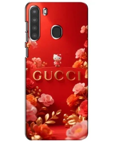 Чехол для Samsung Galaxy A21 (A215) с картинкой «Gucci — золотой сад»