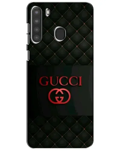 Чехол для Samsung Galaxy A21 (A215) с картинкой «Gucci — стеганый черный»