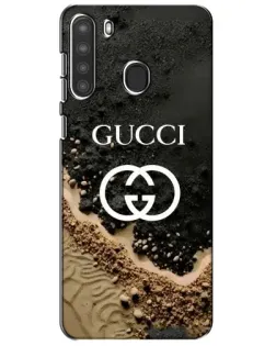 Чехол для Samsung Galaxy A21 (A215) с картинкой «Gucci — песчаные дюны»