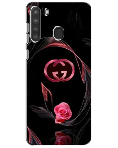 Чехол для Samsung Galaxy A21 (A215) с картинкой «Gucci — неоновая роза»