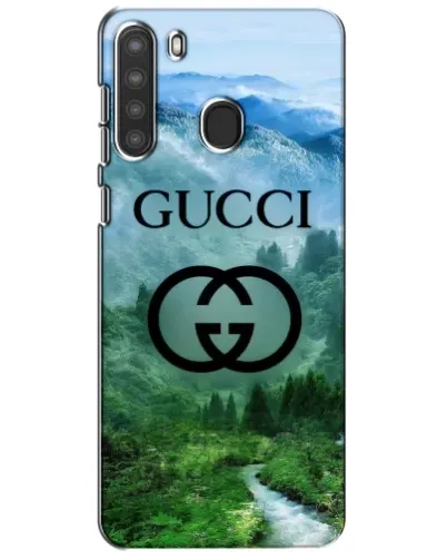 Чехол для Samsung Galaxy A21 (A215) с картинкой «Gucci — горный пейзаж»