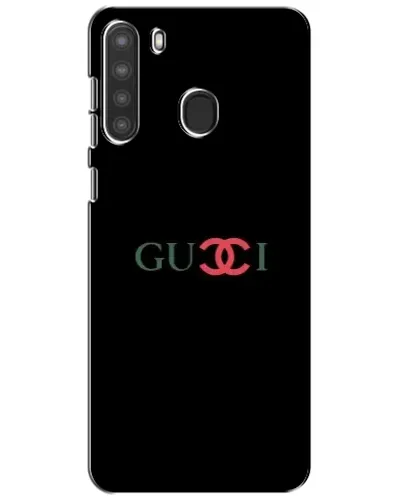Чехол для Samsung Galaxy A21 (A215) с картинкой «Gucci — красный градиент»