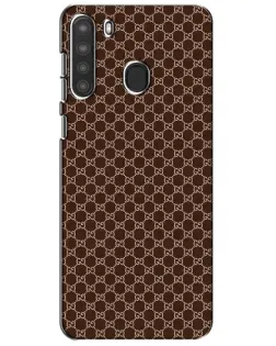 Чохол для Samsung Galaxy A21 (A215) з картинкою «Gucci — шоколадна сітка»