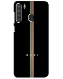 Чохол для Samsung Galaxy A21 (A215) з картинкою «Gucci — строга лінія»