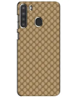 Чохол для Samsung Galaxy A21 (A215) з картинкою «Gucci — класичний беж»