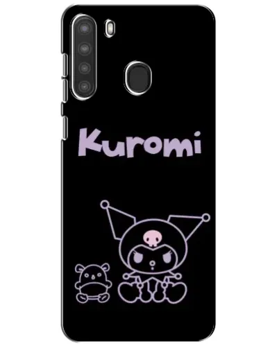 Чехол для Samsung Galaxy A21 (A215) с картинкой «Kuromi — черный минимализм» Чехол для Samsung Galaxy A21 (A215) с картинкой «Kuromi — черный минимализм»