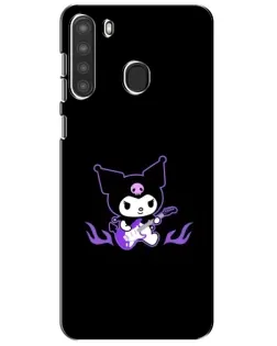 Чехол для Samsung Galaxy A21 (A215) с картинкой «Электрическая Kuromi»