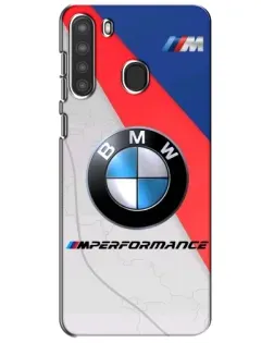 Чехол для Samsung Galaxy A21 (A215) с картинкой «BMW Performance стиль»