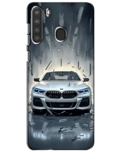 Чехол для Samsung Galaxy A21 (A215) с картинкой «BMW в свете фар» Чехол для Samsung Galaxy A21 (A215) с картинкой «BMW в свете фар»