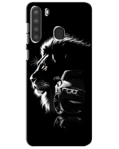 Чехол для Samsung Galaxy A21 (A215) с картинкой «BMW и лев» Чехол для Samsung Galaxy A21 (A215) с картинкой «BMW и лев»