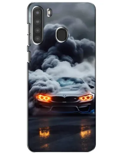 Чехол для Samsung Galaxy A21 (A215) с картинкой «BMW в дыму» Чехол для Samsung Galaxy A21 (A215) с картинкой «BMW в дыму»