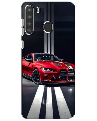 Чехол для Samsung Galaxy A21 (A215) с картинкой «Красная BMW на дороге» Чехол для Samsung Galaxy A21 (A215) с картинкой «Красная BMW на дороге»