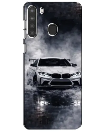 Чехол для Samsung Galaxy A21 (A215) с картинкой «BMW сквозь туман» Чехол для Samsung Galaxy A21 (A215) с картинкой «BMW сквозь туман»