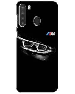 Чохол для Samsung Galaxy A21 (A215) з картинкою «BMW — погляд тигра»