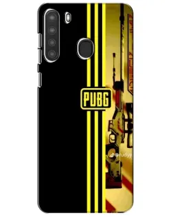 Чехол для Samsung Galaxy A21 (A215) с картинкой «PUBG — камуфляжный шлем» Чехол для Samsung Galaxy A21 (A215) с картинкой «PUBG — камуфляжный шлем»