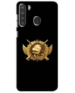 Чехол для Samsung Galaxy A21 (A215) с картинкой «PUBG — оранжевый градиент» Чехол для Samsung Galaxy A21 (A215) с картинкой «PUBG — оранжевый градиент»