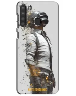 Чехол для Samsung Galaxy A21 (A215) с картинкой «PUBG — боец в пыли» Чехол для Samsung Galaxy A21 (A215) с картинкой «PUBG — боец в пыли»