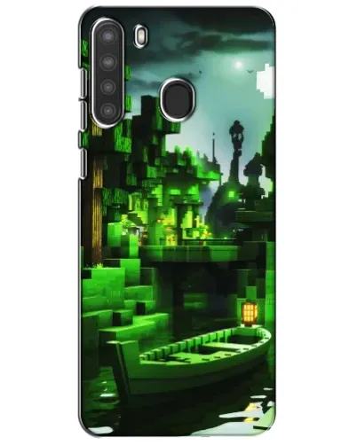 Чохол для Samsung Galaxy A21 (A215) з картинкою «Minecraft лісовий пейзаж» Чохол для Samsung Galaxy A21 (A215) з картинкою «Minecraft лісовий пейзаж»