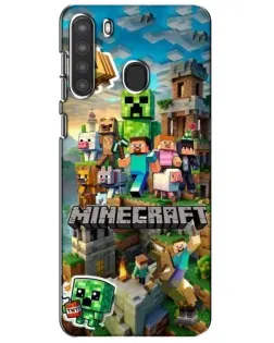 Чехол для Samsung Galaxy A21 (A215) с картинкой «Замок Minecraft» Чехол для Samsung Galaxy A21 (A215) с картинкой «Замок Minecraft»