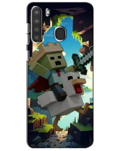 Чохол для Samsung Galaxy A21 (A215) з картинкою «Стів та гусь» Чохол для Samsung Galaxy A21 (A215) з картинкою «Стів та гусь»