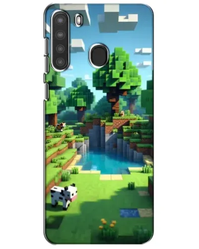Чохол для Samsung Galaxy A21 (A215) з картинкою «Minecraft літній день» Чохол для Samsung Galaxy A21 (A215) з картинкою «Minecraft літній день»