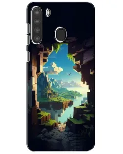 Чохол для Samsung Galaxy A21 (A215) з картинкою «Вид з печери»