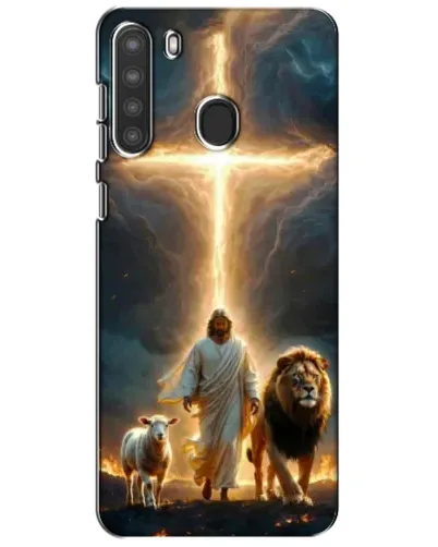 Чехол для Samsung Galaxy A21 (A215) с картинкой «Лев Иуды и Свет» Чехол для Samsung Galaxy A21 (A215) с картинкой «Лев Иуды и Свет»