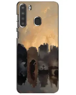 Чехол для Samsung Galaxy A21 (A215) с картинкой «Дорога к вере»