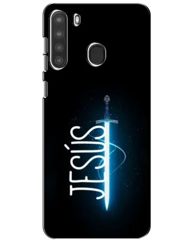 Чехол для Samsung Galaxy A21 (A215) с картинкой «Меч Духа Jesus» Чехол для Samsung Galaxy A21 (A215) с картинкой «Меч Духа Jesus»