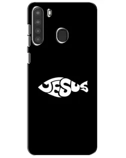 Чохол для Samsung Galaxy A21 (A215) з картинкою «Риба  Jesus»