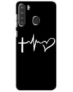 Чохол для Samsung Galaxy A21 (A215) з картинкою «Пульс віри»