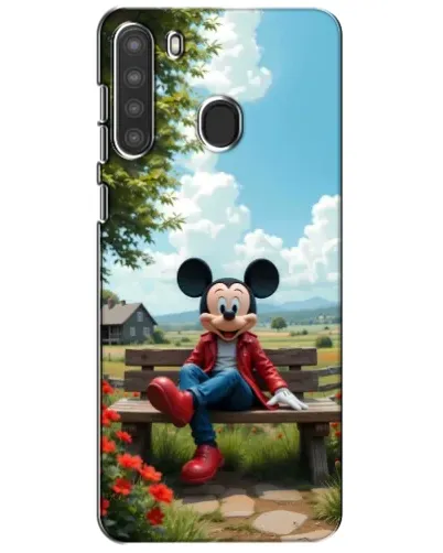 Чехол для Samsung Galaxy A21 (A215) с картинкой «Микки на скамейке» Чехол для Samsung Galaxy A21 (A215) с картинкой «Микки на скамейке»