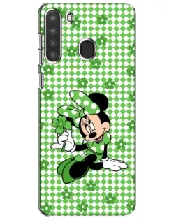 Чехол для Samsung Galaxy A21 (A215) с картинкой «Mickey в клетку»