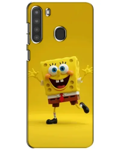 Чехол для Samsung Galaxy A21 (A215) с картинкой «Позитивный Губка Боб»