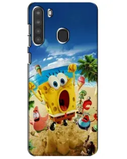 Чехол для Samsung Galaxy A21 (A215) с картинкой «Развлечения на пляже»