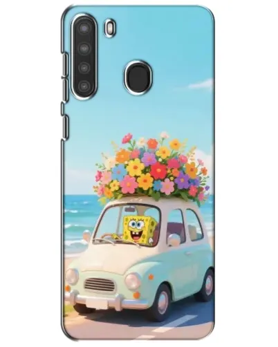 Чехол для Samsung Galaxy A21 (A215) с картинкой «Автомобильное путешествие»