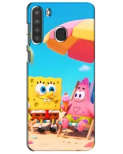Чехол для Samsung Galaxy A21 (A215) с картинкой «Отдых на пляже»