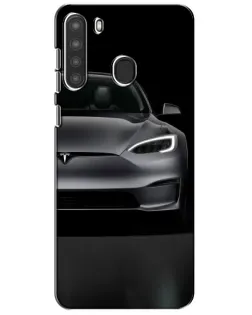 Чехол для Samsung Galaxy A21 (A215) с картинкой «Tesla Model S Look» Чехол для Samsung Galaxy A21 (A215) с картинкой «Tesla Model S Look»