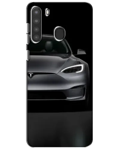 Чехол для Samsung Galaxy A21 (A215) с картинкой «Tesla Model S Look»