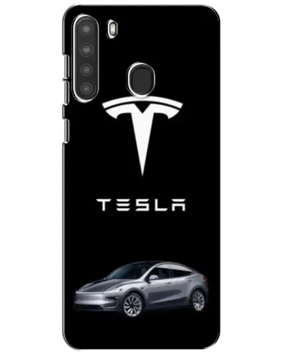 Чехол для Samsung Galaxy A21 (A215) с картинкой «Tesla Model Y»