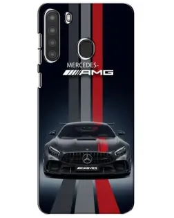 Чехол для Samsung Galaxy A21 (A215) с картинкой «Mercedes — белый карбон» Чехол для Samsung Galaxy A21 (A215) с картинкой «Mercedes — белый карбон»