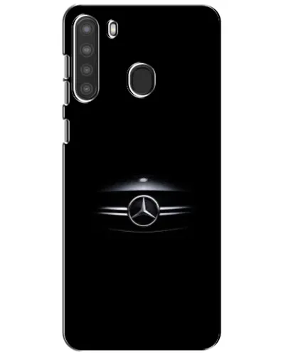 Чехол для Samsung Galaxy A21 (A215) с картинкой «Mercedes — абстрактные линии»