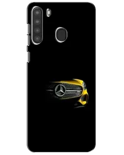 Чехол для Samsung Galaxy A21 (A215) с картинкой «Mercedes — ретро стиль»