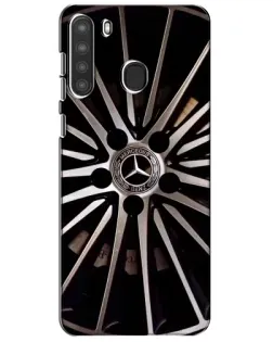 Чехол для Samsung Galaxy A21 (A215) с картинкой «Диск Mercedes»