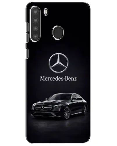 Чехол для Samsung Galaxy A21 (A215) с картинкой «Mercedes — решетка радиатора»