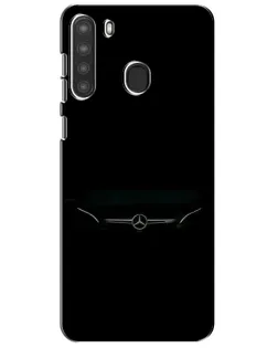 Чехол для Samsung Galaxy A21 (A215) с картинкой «Mercedes Stealth Look»