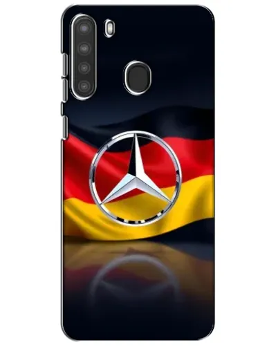 Чехол для Samsung Galaxy A21 (A215) с картинкой «Mercedes — флаг Германии»